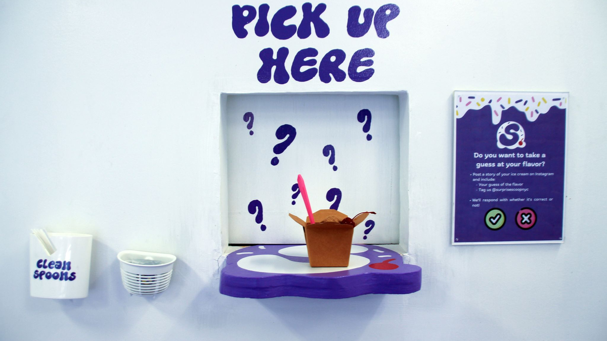 Ein New Yorker Eisladen nimmt Kunden und Kundinnen die Entscheidung ab. - Foto: Christina Horsten/dpa