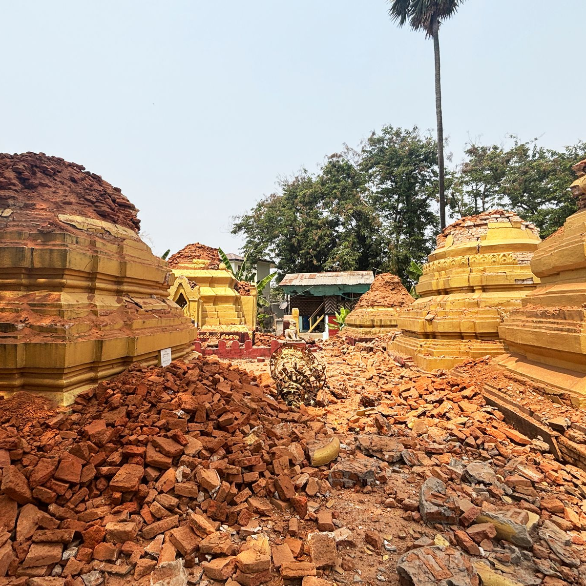 Tausende Pagoden wurden Schätzungen zufolge zerstört. - Foto: Aung Shine Oo/AP/dpa