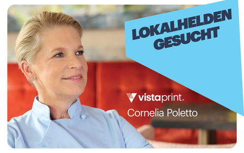 Michael Ammon (Gasthaus Jakob) gewinnt Aktion Lokalhelden gesucht von VistaPrint und Cornelia Poletto - Foto: presseportal.de