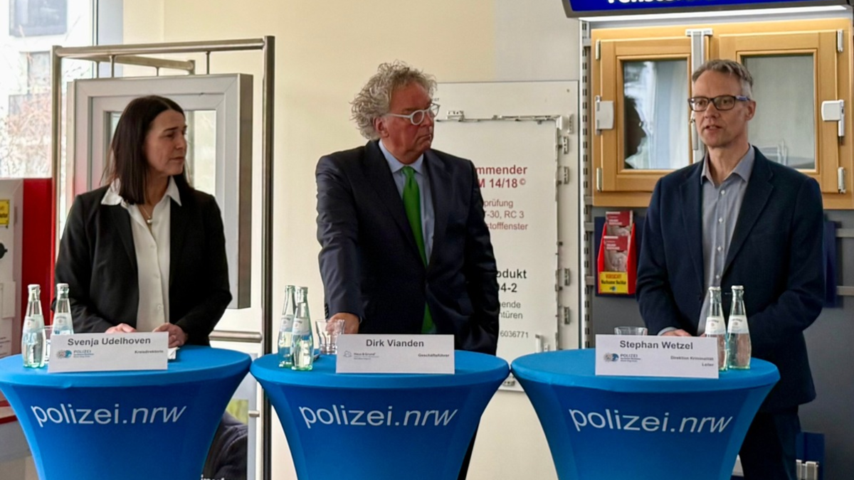 POL-SU: Kooperationsvereinbarung unterzeichnet: Polizei Rhein-Sieg-Kreis und Haus & Grund arbeiten gemeinsam für effektiven Einbruchsschutz - Foto: presseportal.de