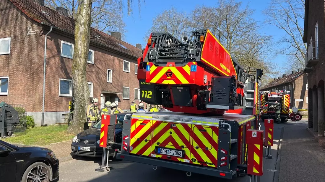 FW Bocholt: Feuer im Keller eines Mehrfamilienhauses - Bild: presseportal.de