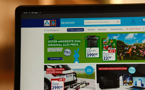 Der Aldi-Onlineshop wurde 2021 gegründet. - Foto: Georg Hilgemann/dpa