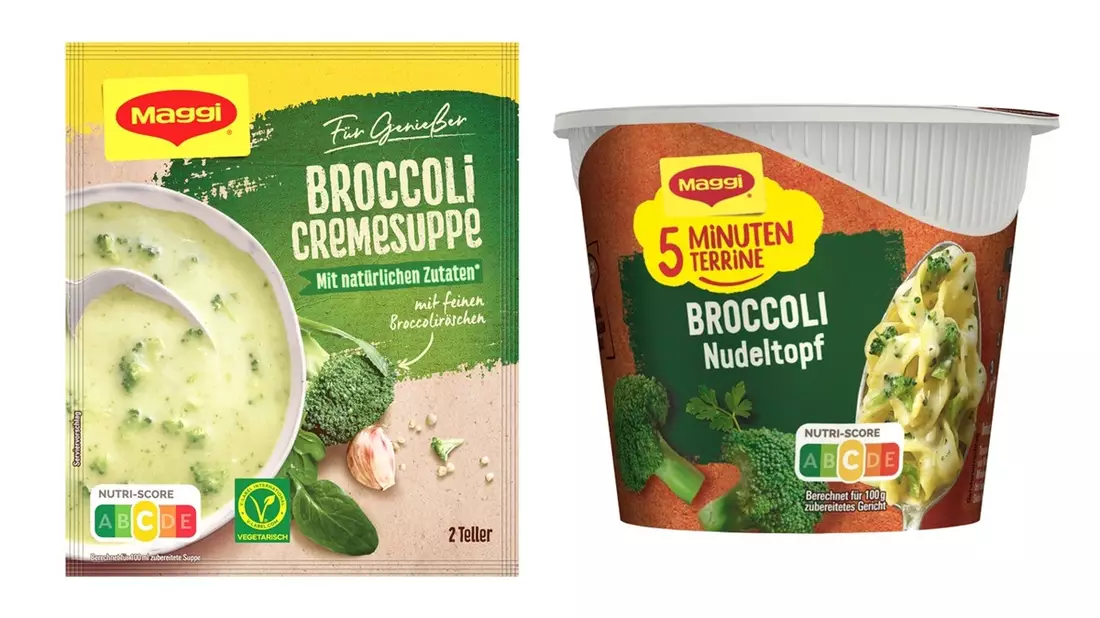 Vorsorglicher Rückruf von MAGGI 5 Minuten Terrine Broccoli Nudeltopf und MAGGI Für Genießer Broccoli Cremesuppe - Bild: presseportal.de