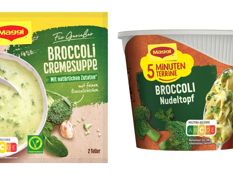 Vorsorglicher Rückruf von MAGGI 5 Minuten Terrine Broccoli Nudeltopf und MAGGI Für Genießer Broccoli Cremesuppe - Foto: presseportal.de
