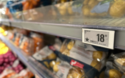 Europäische Waren sind in mehreren dänischen Supermärkten nun mit einem Stern gekennzeichnet. - Foto: Steffen Trumpf/dpa Europäische Waren sind in mehreren dänischen Supermärkten nun mit einem Stern gekennzeichnet. - Foto: Steffen Trumpf/dpa