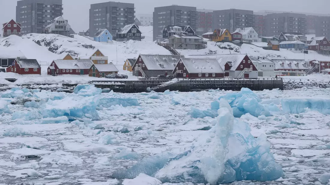 Die weitgehend autonome Insel Grönland gehört zum Königreich Dänemark. Grönland ist die größte Insel der Erde.  - Bild: Zhao Dingzhe/XinHua/dpa