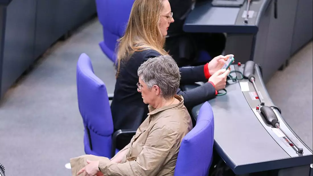 Katharina Dröge und Britta Haßelmann am 25.03.2025 - Bild: über dts Nachrichtenagentur