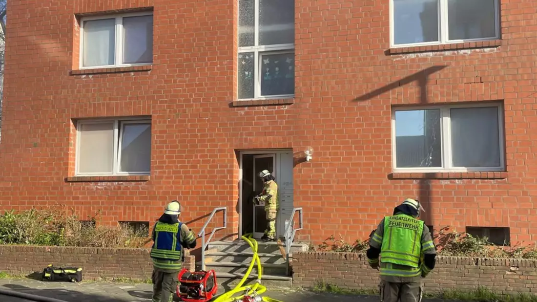 FW-KLE: Kellerbrand in Mehrfamilienhaus - Bild: presseportal.de