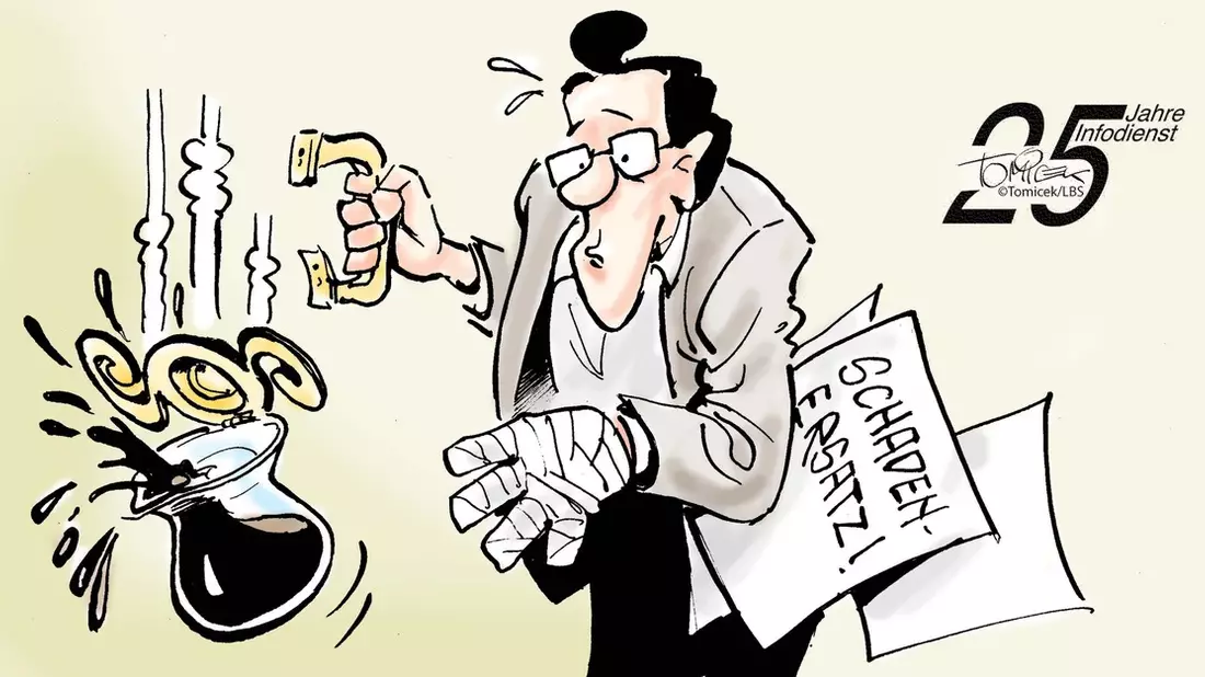 Heißer Kaffee / Vermieter ist nicht für alles verantwortlich zu machen - Bild: presseportal.de