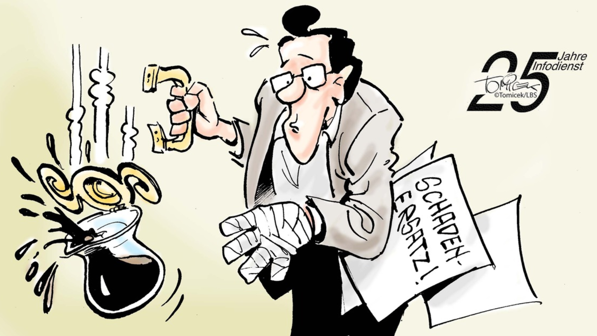 Heißer Kaffee / Vermieter ist nicht für alles verantwortlich zu machen - Foto: presseportal.de