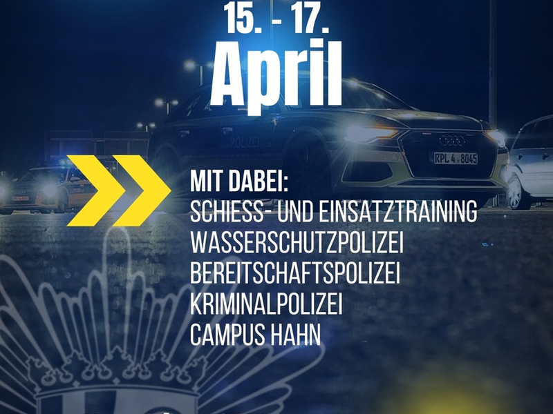 POL-PPKO: Schnuppertage bei der Polizei Koblenz: Letzte Plätze sichern! - Foto: presseportal.de