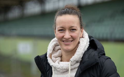 Almuth Schult unterstützt den Weg der TSG. - Foto: Swen Pförtner/dpa