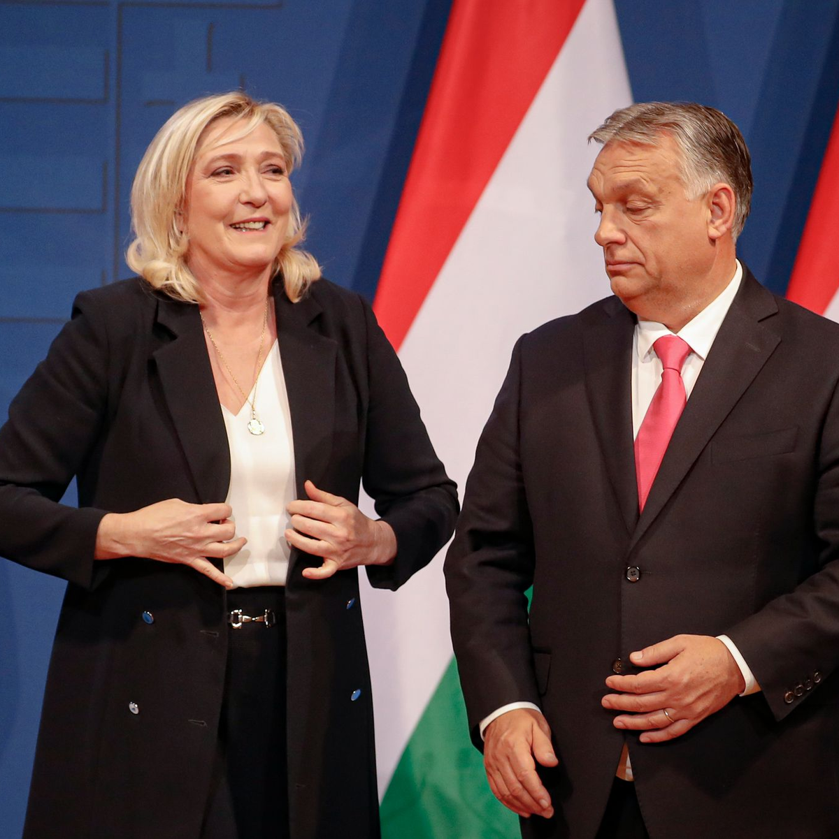 Reaktionen von Le Pens europäischen Verbündeten wie Ungarns Ministerpräsident Victor Orban folgten prompt. (Archivbild)  - Foto: Laszlo Balogh/AP/dpa