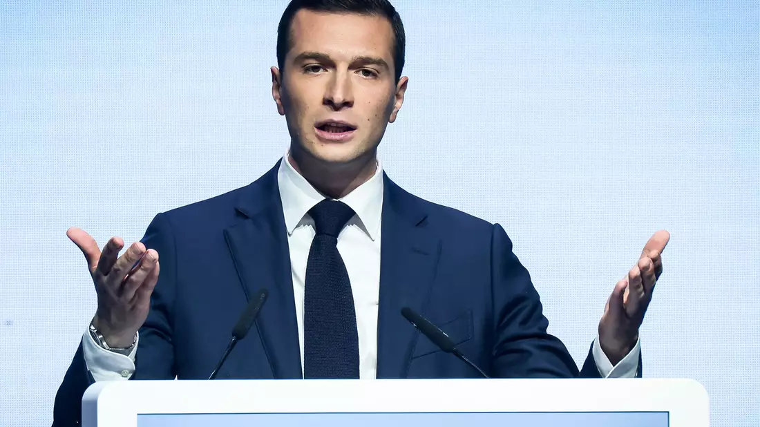 Bardella ist seit 2022 Parteichef. (Archivbild)  - Bild: Thomas Padilla/AP/dpa