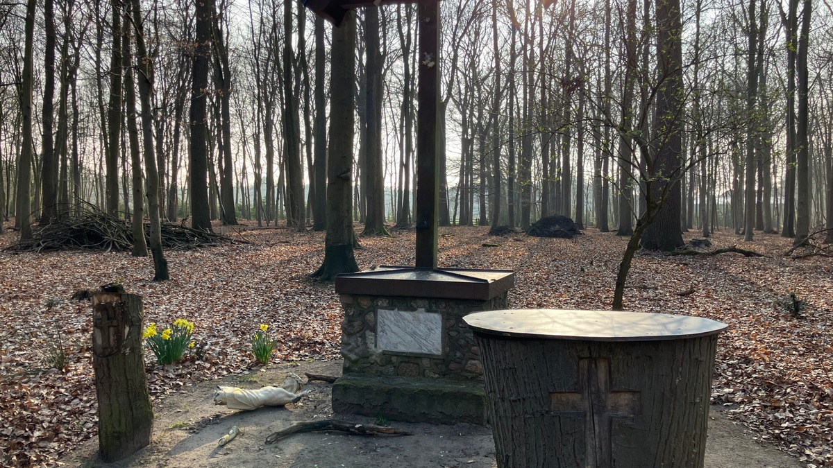 POL-EL: Lingen - Sachbeschädigung an Wegekreuz (Foto) - Foto: presseportal.de