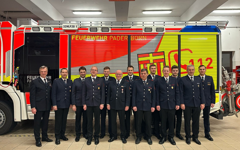 FW Paderborn: Jahreshauptversammlung Löschzug Sande - Foto: presseportal.de