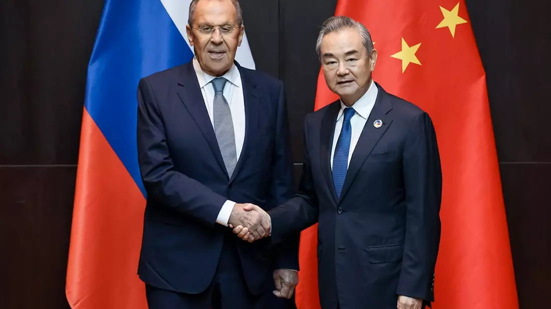 Lawrow will heute mit seinem chinesischen Kollegen auch über den Krieg in der Ukraine beraten. (Archivbild) - Bild: Uncredited/Russian Foreign Ministry Press Service/dpa