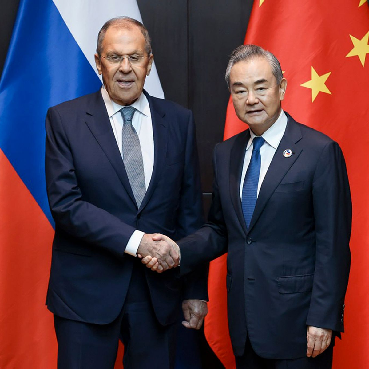 Lawrow will heute mit seinem chinesischen Kollegen auch über den Krieg in der Ukraine beraten. (Archivbild) - Foto: Uncredited/Russian Foreign Ministry Press Service/dpa