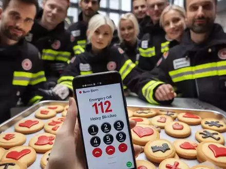 FW-BN: Scherzkekse für Scherzkekse - Aufklärungskampagne gegen Notrufmissbrauch - Foto: presseportal.de