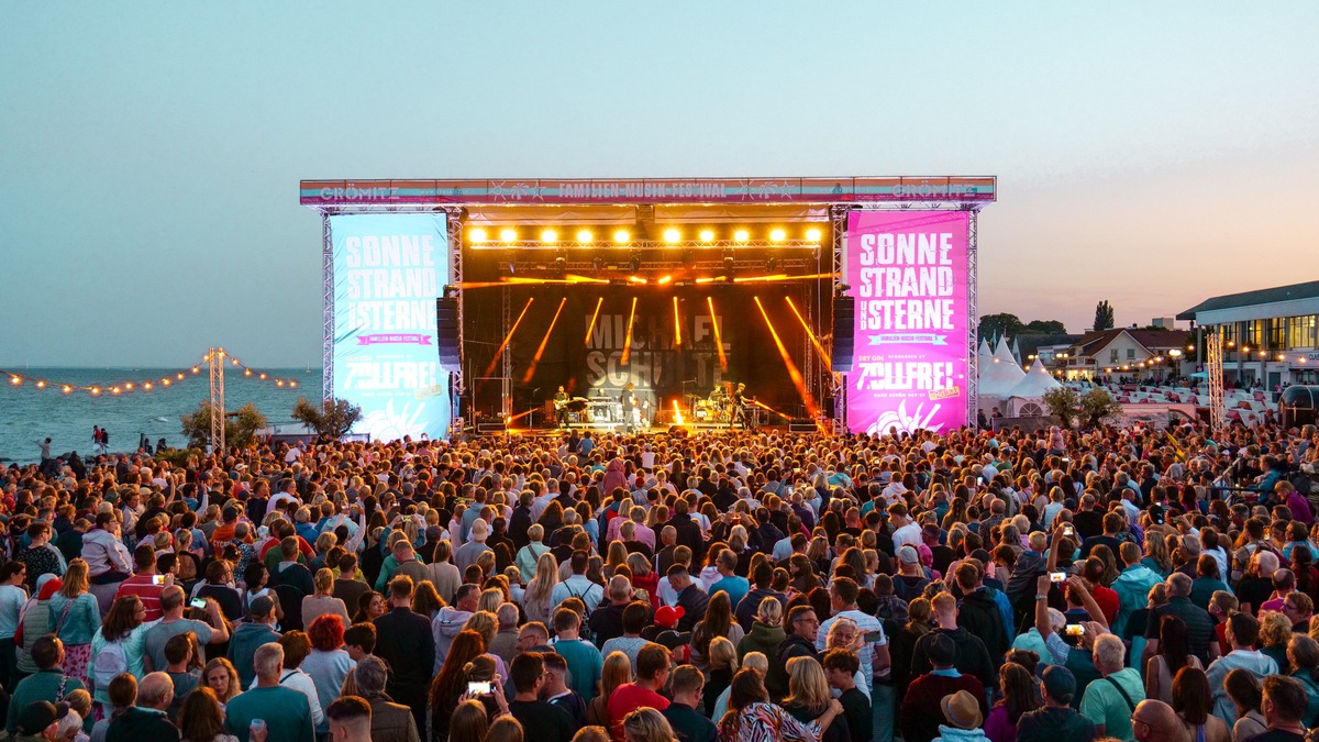 Sonne, Strand & Sterne 2025: Familien-Musikfestival am Strand von Grömitz mit Sarah Engels, Philipp Dittberner, Kamrad, Wincent Weiss, Vanessa Mai & mehr! - Foto: presseportal.de