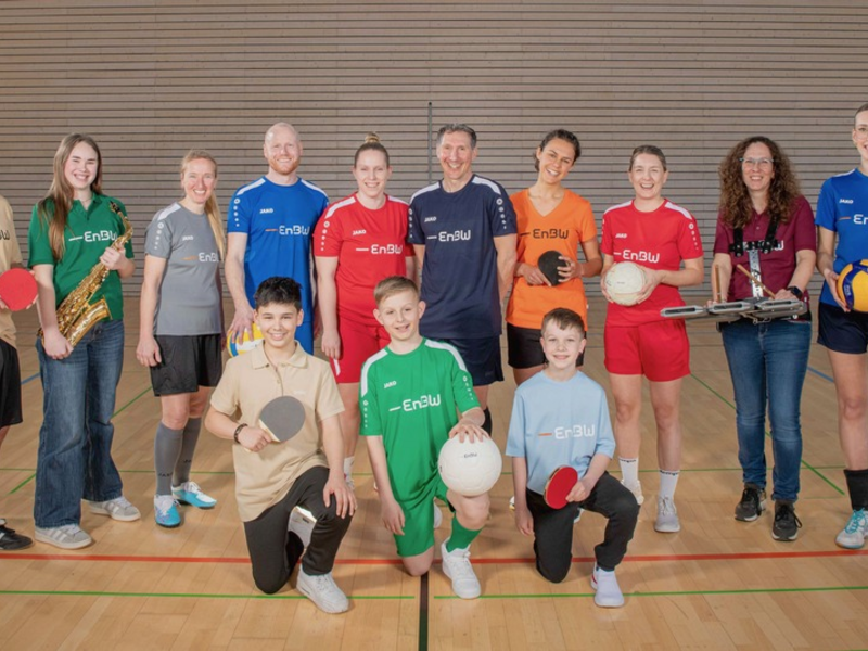 EnBW-Aktion: Neue Trikots für gemeinnützige Vereine - Foto: presseportal.de