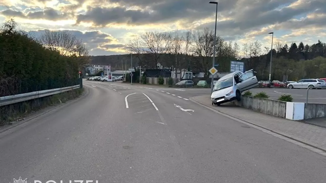POL-PIZW: Missgeschick führt zu kuriosem Bild - Bild: presseportal.de