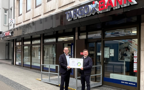 TARGOBANK erhält DGNB Platin-Zertifikat für nachhaltige Innenräume - Foto: presseportal.de