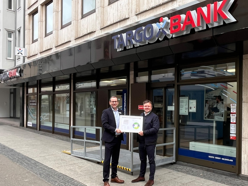 TARGOBANK erhält DGNB Platin-Zertifikat für nachhaltige Innenräume - Foto: presseportal.de