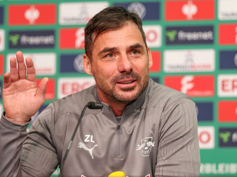 Der neue Trainer von RB Leipzig: Zsolt Löw - Foto: Jan Woitas/dpa