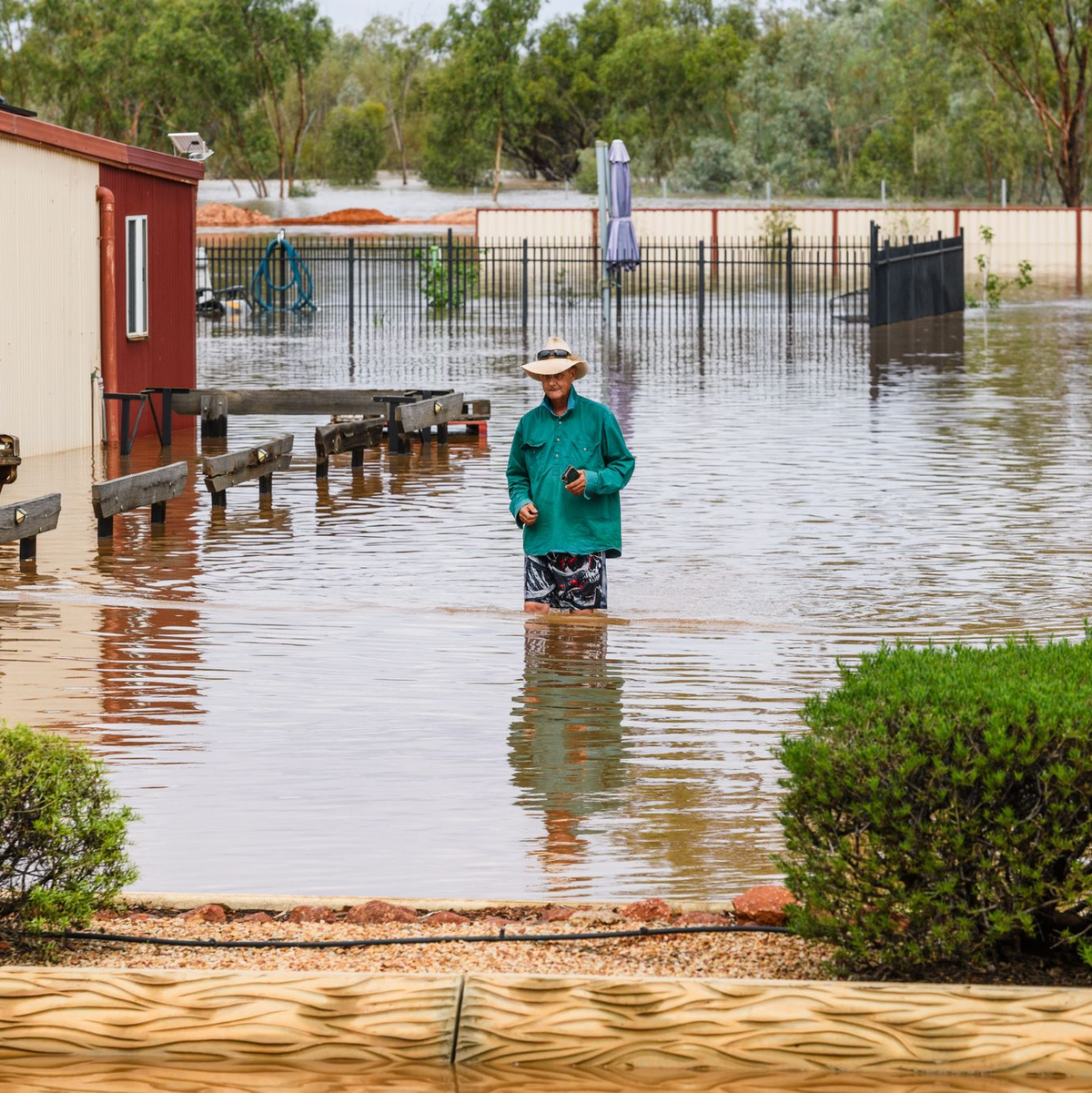Die Bewohner von Thargomindah mussten sich in Sicherheit bringen. - Foto: James Brickwood/SMH/AAP/dpa