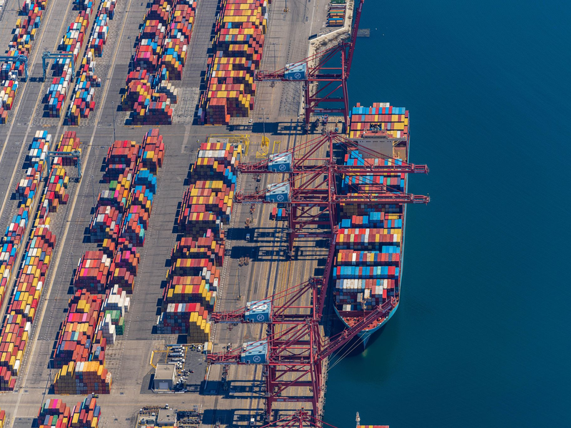 Trumps neue Zölle könnten den Welthandel durcheinander wirbeln. (Archivbild) - Foto: Mark Holtzman/ZUMA Press Wire Service/dpa