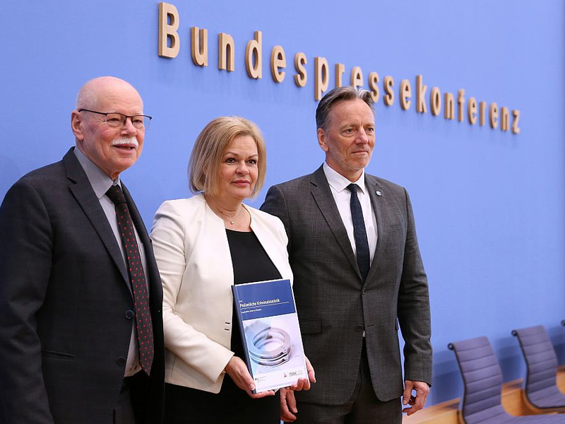 Vorstellung der Polizeilichen Kriminalstatistik 2024 - Foto: über dts Nachrichtenagentur