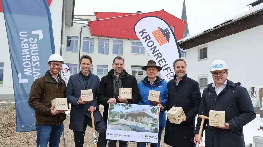 SWB-Spatenstich in St. Martin - Bild: Neumayr über pressetext.de