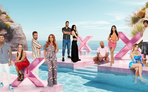 Flocke Sandra Sicora Kaan Aktas Tara Tabitha Barna Fenyvesi Zoe Saip Lukas Baltruschat Jennifer Iglesias Bellydah Jermaine Diallo Match My Ex - Foto: Joyn/René Lohse, presseportal.de