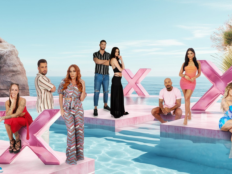 Flocke Sandra Sicora Kaan Aktas Tara Tabitha Barna Fenyvesi Zoe Saip Lukas Baltruschat Jennifer Iglesias Bellydah Jermaine Diallo Match My Ex - Foto: Joyn/René Lohse, presseportal.de