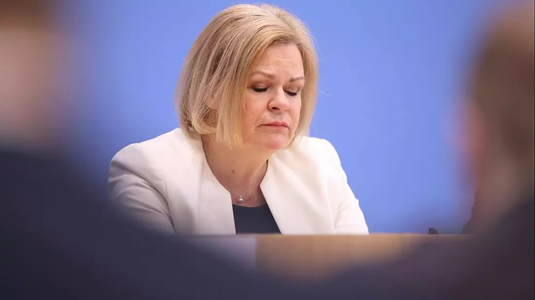 Nancy Faeser am 02.04.2025 - Bild: über dts Nachrichtenagentur