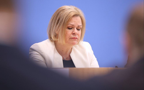 Nancy Faeser am 02.04.2025 - Foto: über dts Nachrichtenagentur