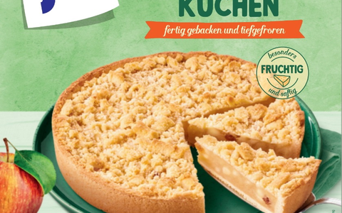 Rückruf ja! Apfel-Streuselkuchen, 1250g, mit dem Mindesthaltbarkeitsdatum 05/2026 und Charge 5036 - Foto: presseportal.de Rückruf ja! Apfel-Streuselkuchen, 1250g, mit dem Mindesthaltbarkeitsdatum 05/2026 und Charge 5036 - Foto: presseportal.de