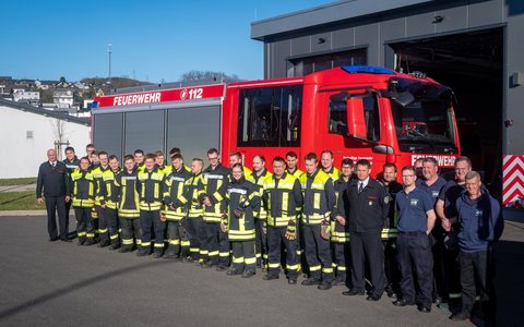 FW Finnentrop: Drittes Modul der feuerwehrtechnischen Grundausbildung erfolgreich beendet - Foto: presseportal.de