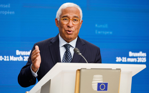 Fordert in Reaktion auf die Politik von Trump Tempo bei Freihandelsverhandlungen mit anderen Partnern: EU-Ratspräsident António Costa. (Archivbild) - Foto: Geert Vanden Wijngaert/AP/dpa