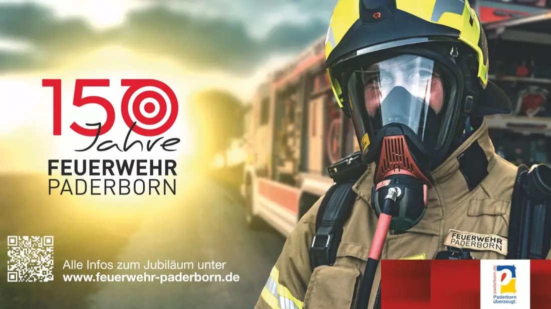 FW Paderborn: 150-jähriges Jubiläum der Feuerwehr Paderborn - Bild: presseportal.de
