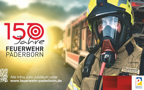 FW Paderborn: 150-jähriges Jubiläum der Feuerwehr Paderborn - Foto: presseportal.de
