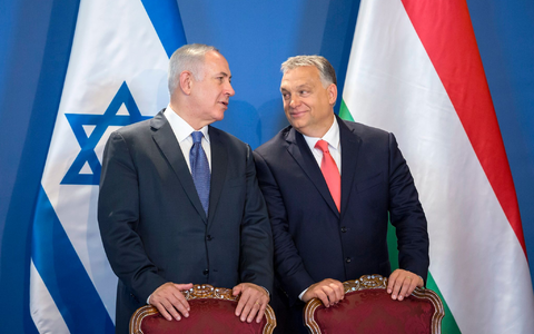 Israels Ministerpräsident Netanjahu ist auf Einladung seines Amtskollegen Orban in Ungarn zu Besuch. (Archivbild) - Foto: Balazs Mohai/MTI/AP/dpa