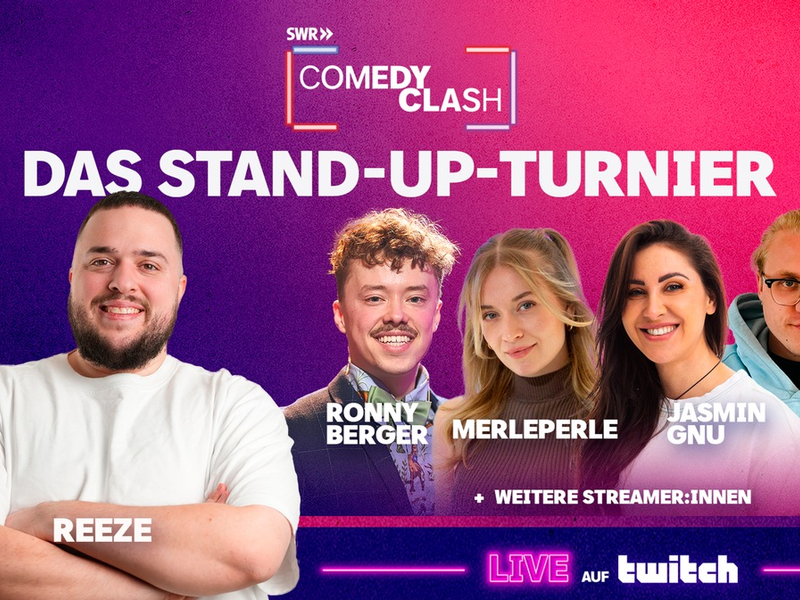 Streamer Reeze ist neuer Host beim Comedy Clash auf Twitch - Foto: presseportal.de