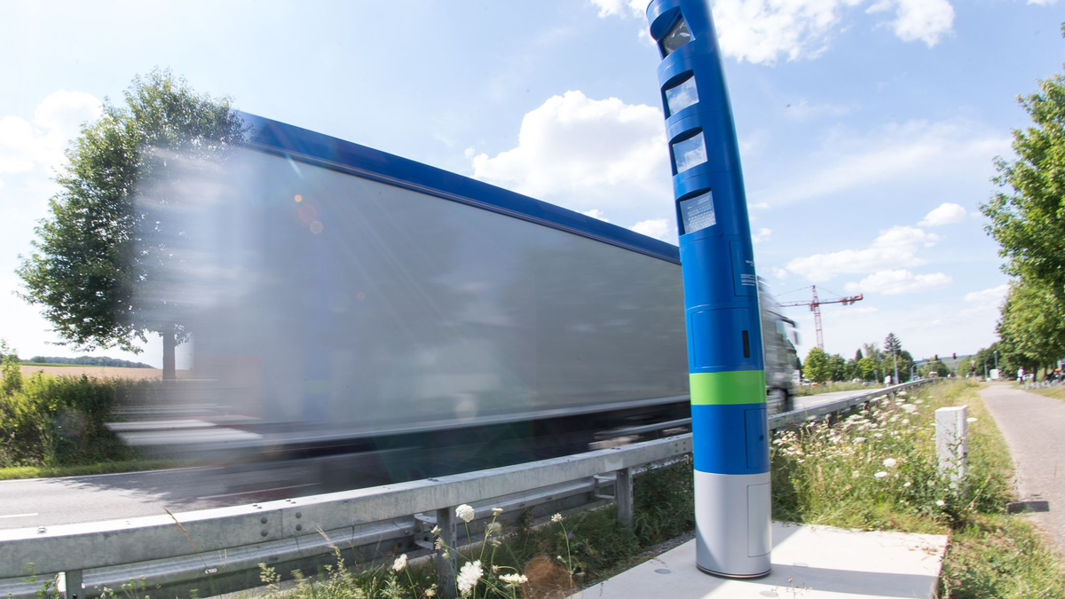 Schwache Konjunktur, geringerer Transportbedarf, weniger Mautzahlungen.  - Foto: Sebastian Gollnow/dpa