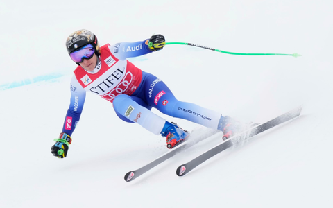 Italiens Skistar Federica Brignone ist bei den nationalen Meisterschaften heftig gestürzt. - Foto: Robert F. Bukaty/AP/dpa