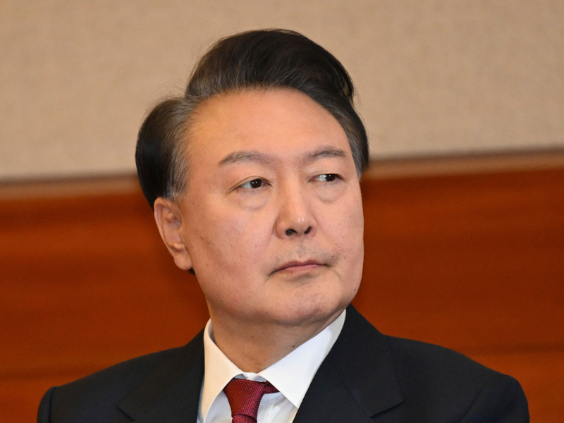  Yoon Suk Yeol verliert das Präsidentenamt in Südkorea. (Archivbild) - Foto: Jung Yeon-je/Pool AFP/AP/dpa