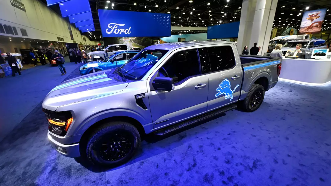 Jahrelang das meistverkaufte Auto der USA: Der Ford F-150, hier als Teil einer limitierten Edition. (Archivbild) - Bild: Jose Juarez/AP/dpa