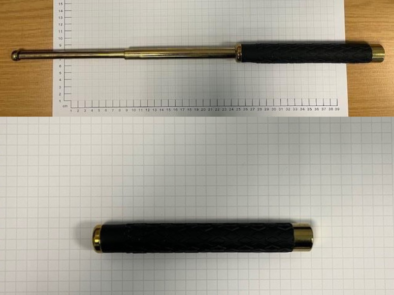 BPOL NRW: Bundespolizisten stellen Teleskopschlagstock bei 17-Jährigem sicher - Foto: presseportal.de