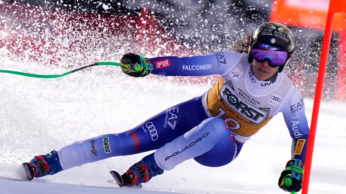 Federica Brignone war die beste Skifahrerin der vergangenen Saison. - Bild: Piermarco Tacca/AP/dpa